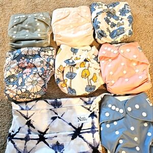 NEW Noras Nursery  Cloth Diaper set